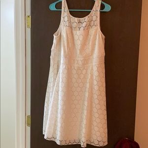 White lace dress